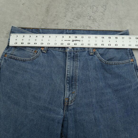 Levi's 550 Jeans Mens Size 36x30 Blue Relaxed Fit 100% Cotton Denim Medium Wash - Picture 12 of 15